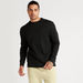 Solid Sweatshirt with Long Sleeves and Zipper Detail-Sweatshirts-thumbnail-0