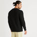 Solid Sweatshirt with Long Sleeves and Zipper Detail-Sweatshirts-thumbnailMobile-3