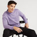 Solid Sweatshirt with Long Sleeves and Front Pocket-Sweatshirts-thumbnail-0