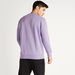 Solid Sweatshirt with Long Sleeves and Front Pocket-Sweatshirts-thumbnailMobile-4