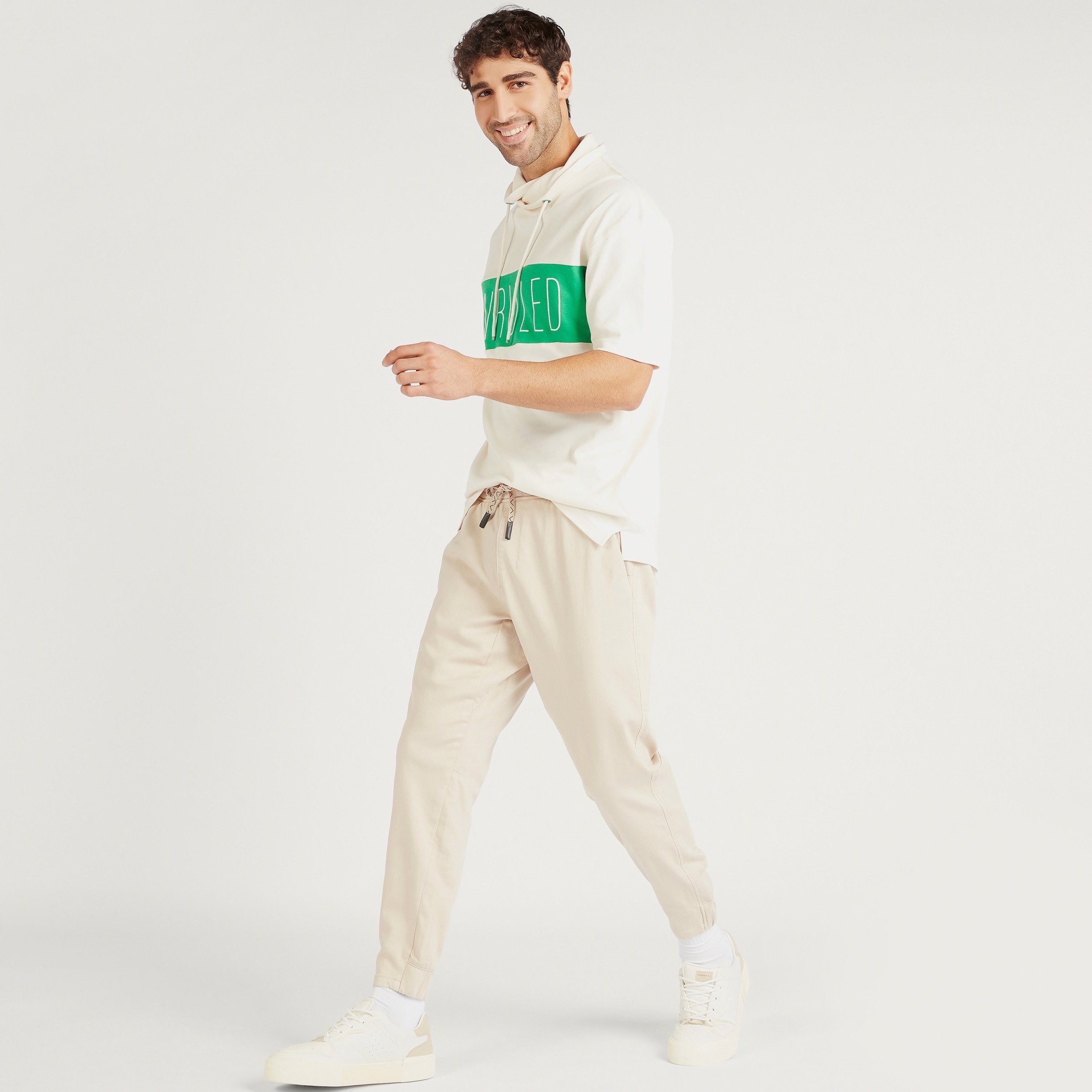 Printed T-shirt with Funnel Neck and Short Sleeves-men-clothing-tshirtsandpolos-tshirts-image-2