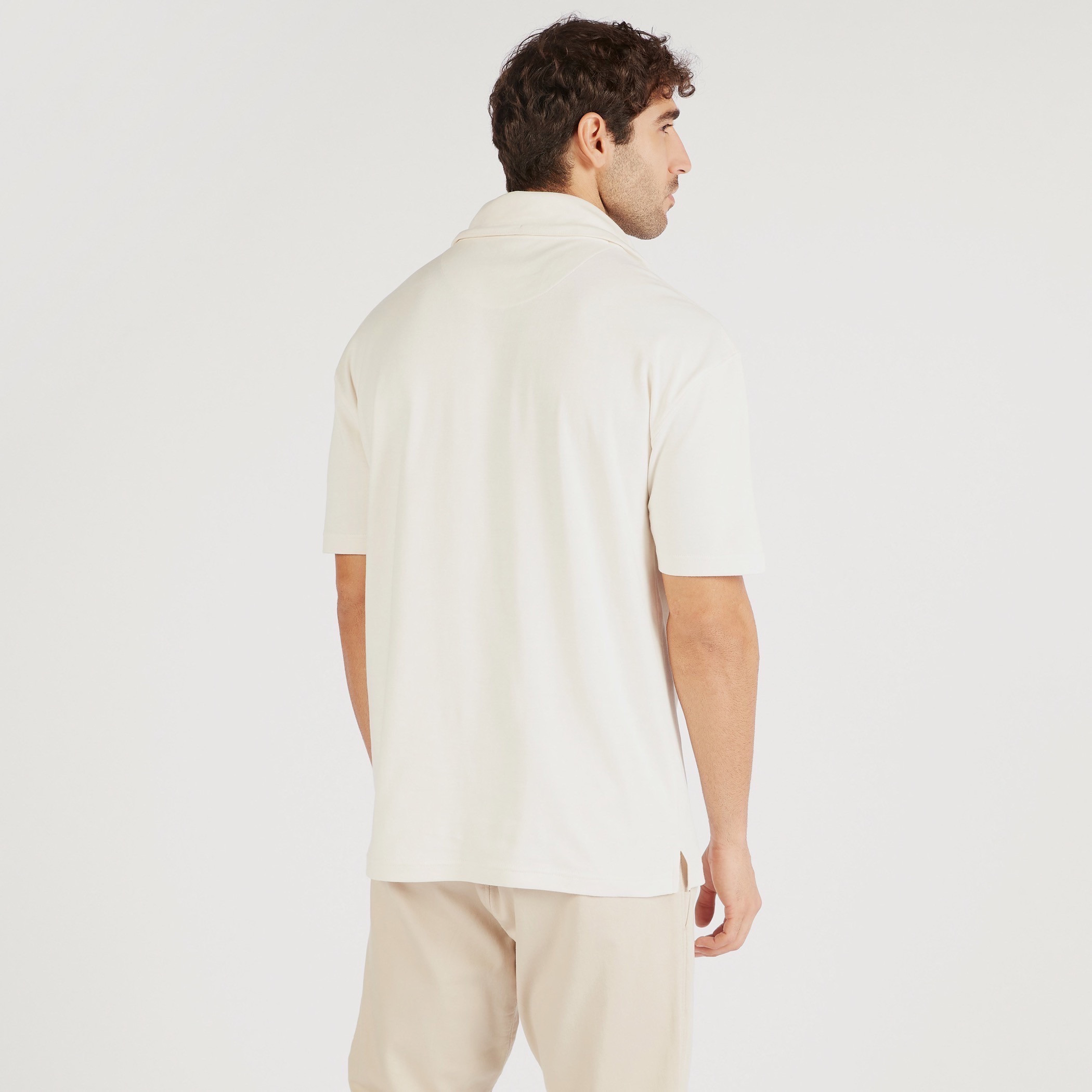Printed T-shirt with Funnel Neck and Short Sleeves-men-clothing-tshirtsandpolos-tshirts-image-4