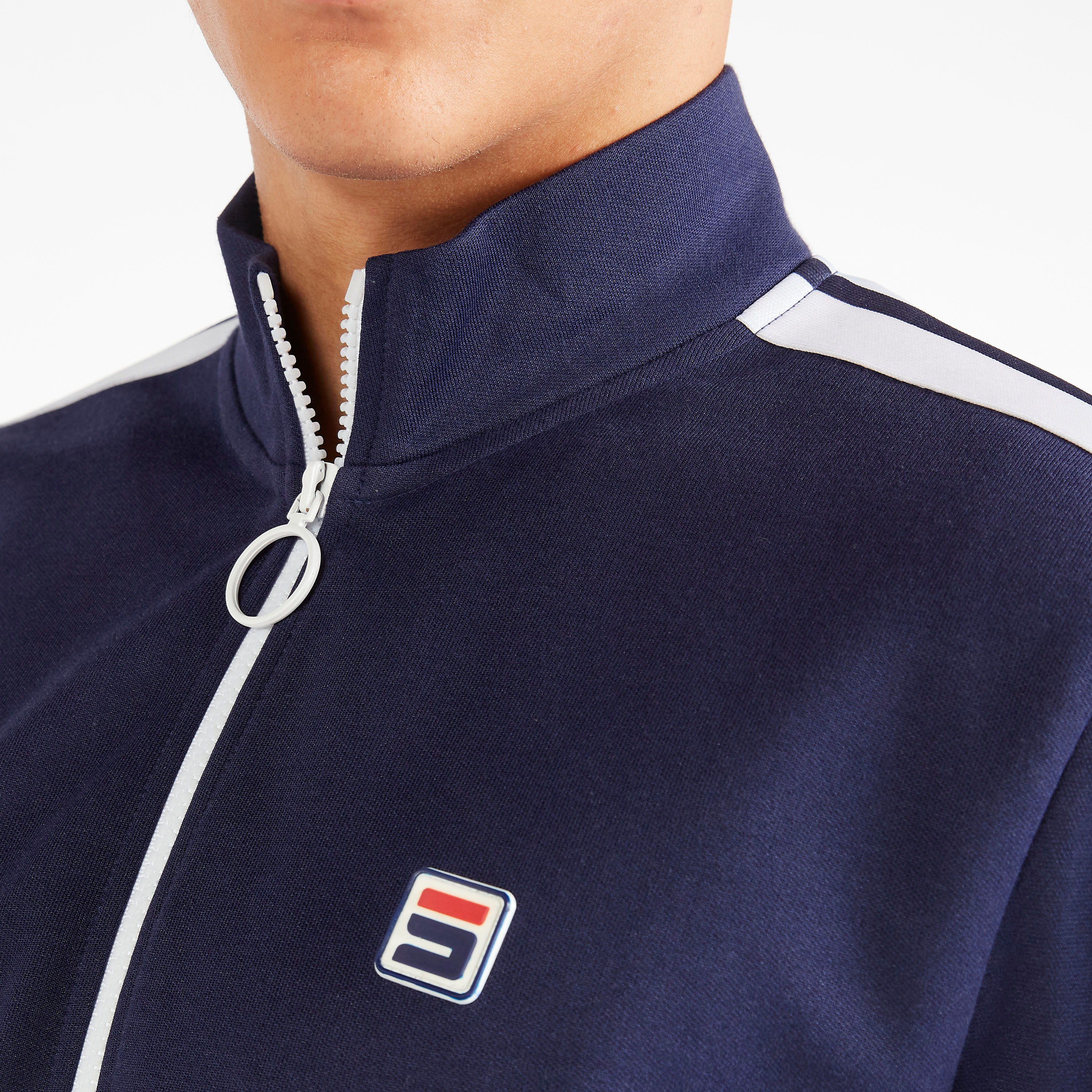 Solid Zip Through Jacket with Tape Detail and Long Sleeves-men-clothing-jacketsandblazers-jackets-image-3