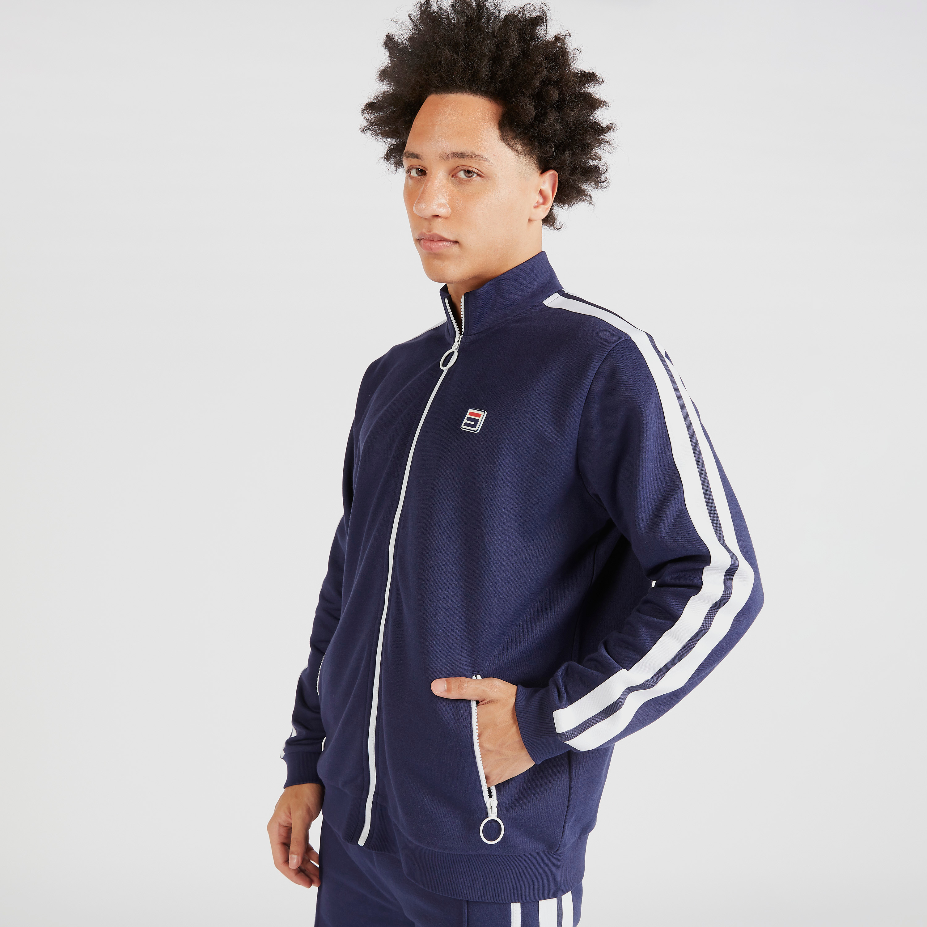 Solid Zip Through Jacket with Tape Detail and Long Sleeves-men-clothing-jacketsandblazers-jackets-image-5