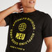 Printed Crew Neck T-shirt with Short Sleeves-T Shirts-thumbnailMobile-4
