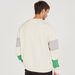 Colourblocked Printed Crew Neck Sweatshirt with Long Sleeves-Sweatshirts-thumbnailMobile-3