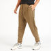 Solid Mid-Rise Joggers with Drawstring Closure and Pockets-Joggers-thumbnail-0