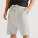 Solid Shorts with Drawstring Closure and Pockets-Shorts-thumbnail-2
