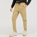 Solid Cargo Joggers with Drawstring Closure-Joggers-thumbnail-0