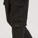 Solid Cargo Joggers with Drawstring Closure-Joggers-thumbnail-4