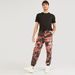 Tie-Dye Print Joggers with Drawstring Closure and Pockets-Joggers-thumbnailMobile-1