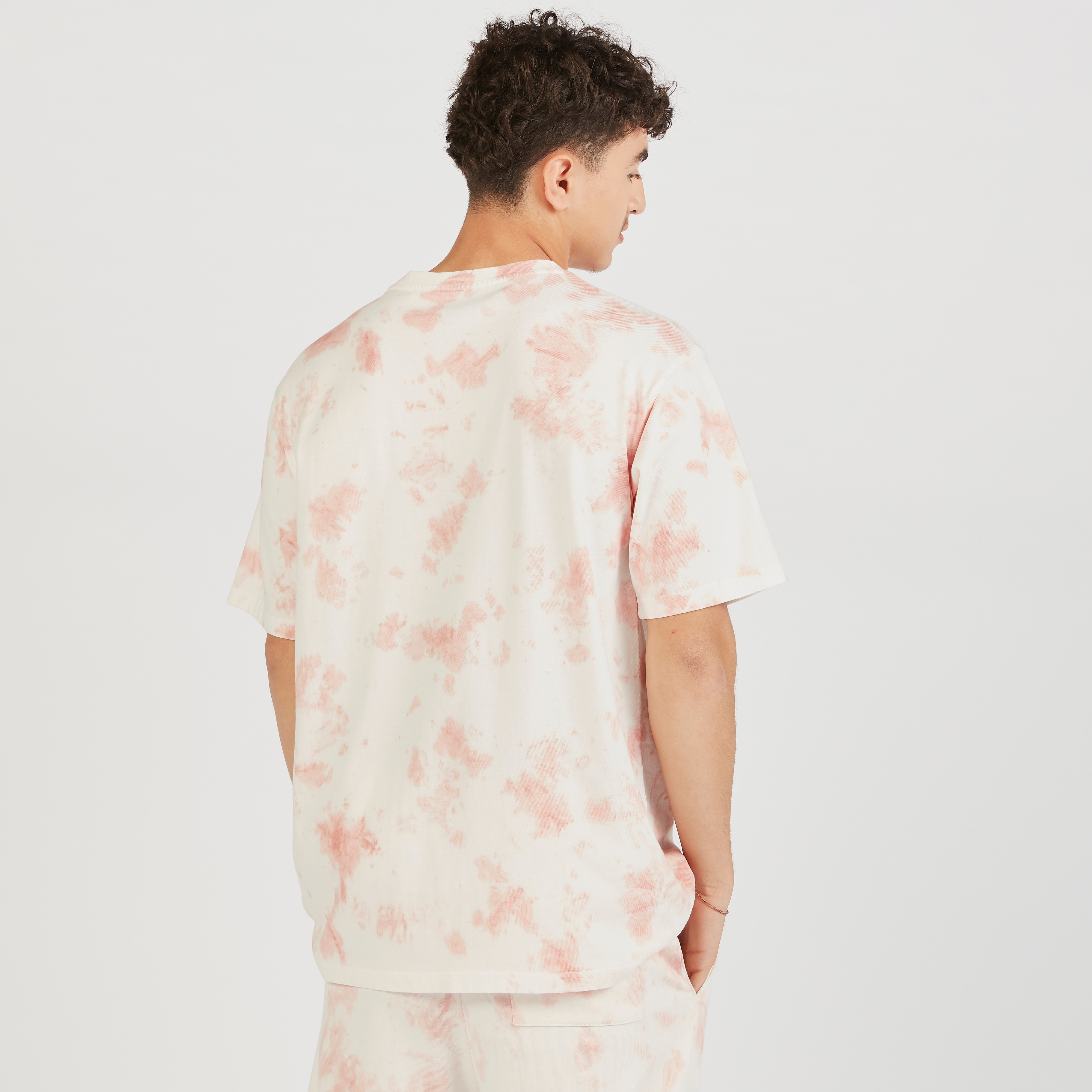 Tie Dye Print Crew Neck T-shirt with Short Sleeves-men-clothing-tshirtsandpolos-tshirts-image-4
