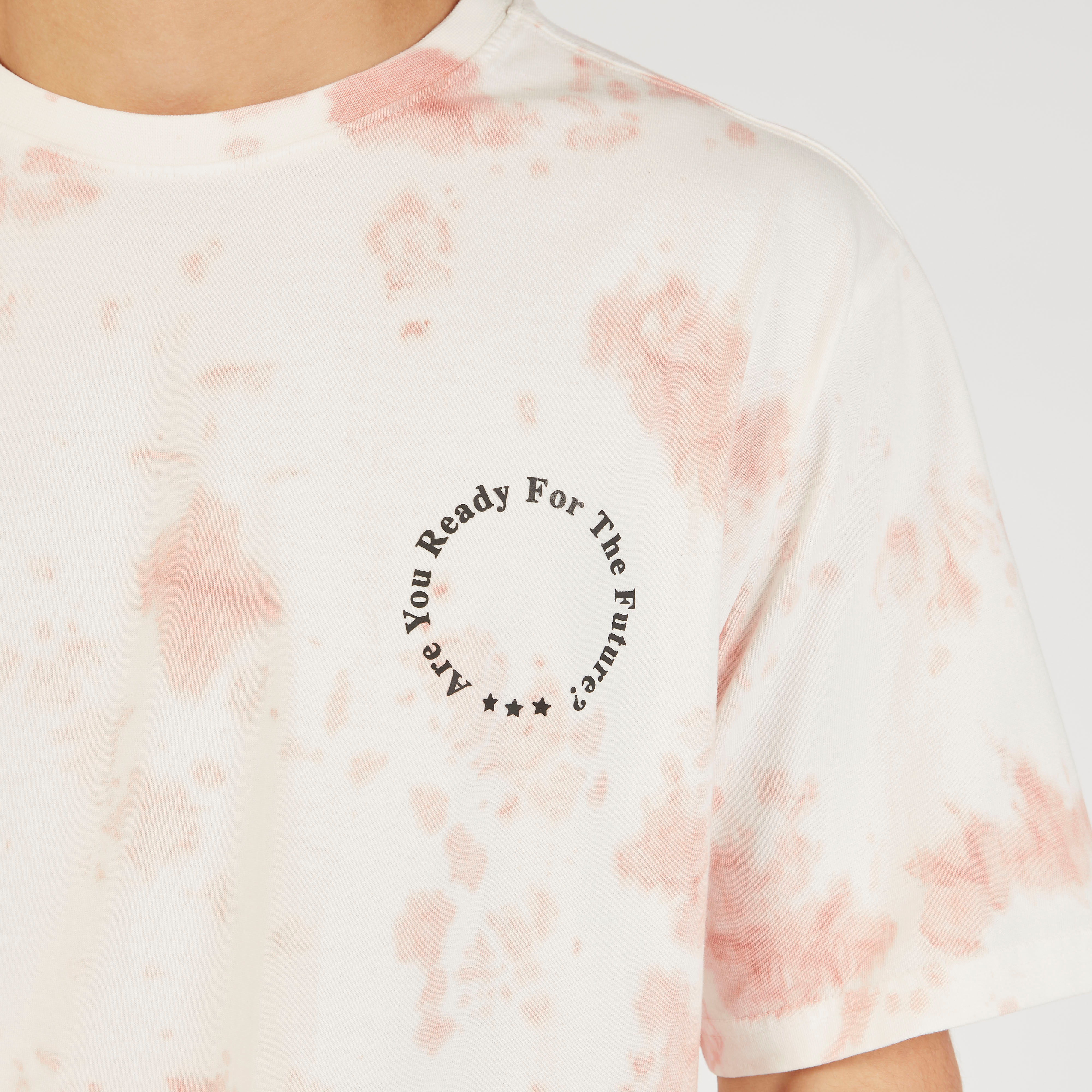 Tie Dye Print Crew Neck T-shirt with Short Sleeves-men-clothing-tshirtsandpolos-tshirts-image-6