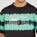 Tie-Dye Print Crew Neck T-shirt with Short Sleeves-T Shirts-thumbnail-2