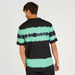 Tie-Dye Print Crew Neck T-shirt with Short Sleeves-T Shirts-thumbnail-3