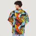Tropical Print Shirt with Camp Collar and Short Sleeves-Shirts-thumbnail-3