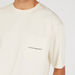 Solid Crew Neck T-shirt with Short Sleeves and Chest Pocket-T Shirts-thumbnailMobile-2