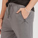 Solid Mid-Rise Joggers with Drawstring Closure and Zipped Pockets-Joggers-thumbnail-2