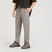 Solid Mid-Rise Track Pants with Drawstring Closure and Pockets-Pants-thumbnail-0