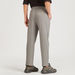 Solid Mid-Rise Track Pants with Drawstring Closure and Pockets-Pants-thumbnailMobile-3