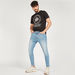 Printed T-shirt with Crew Neck and Short Sleeves-T Shirts-thumbnail-1