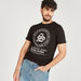 Printed T-shirt with Crew Neck and Short Sleeves-T Shirts-thumbnailMobile-2