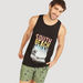 Printed Sleeveless Vest with Round Neck-Vests-thumbnail-1