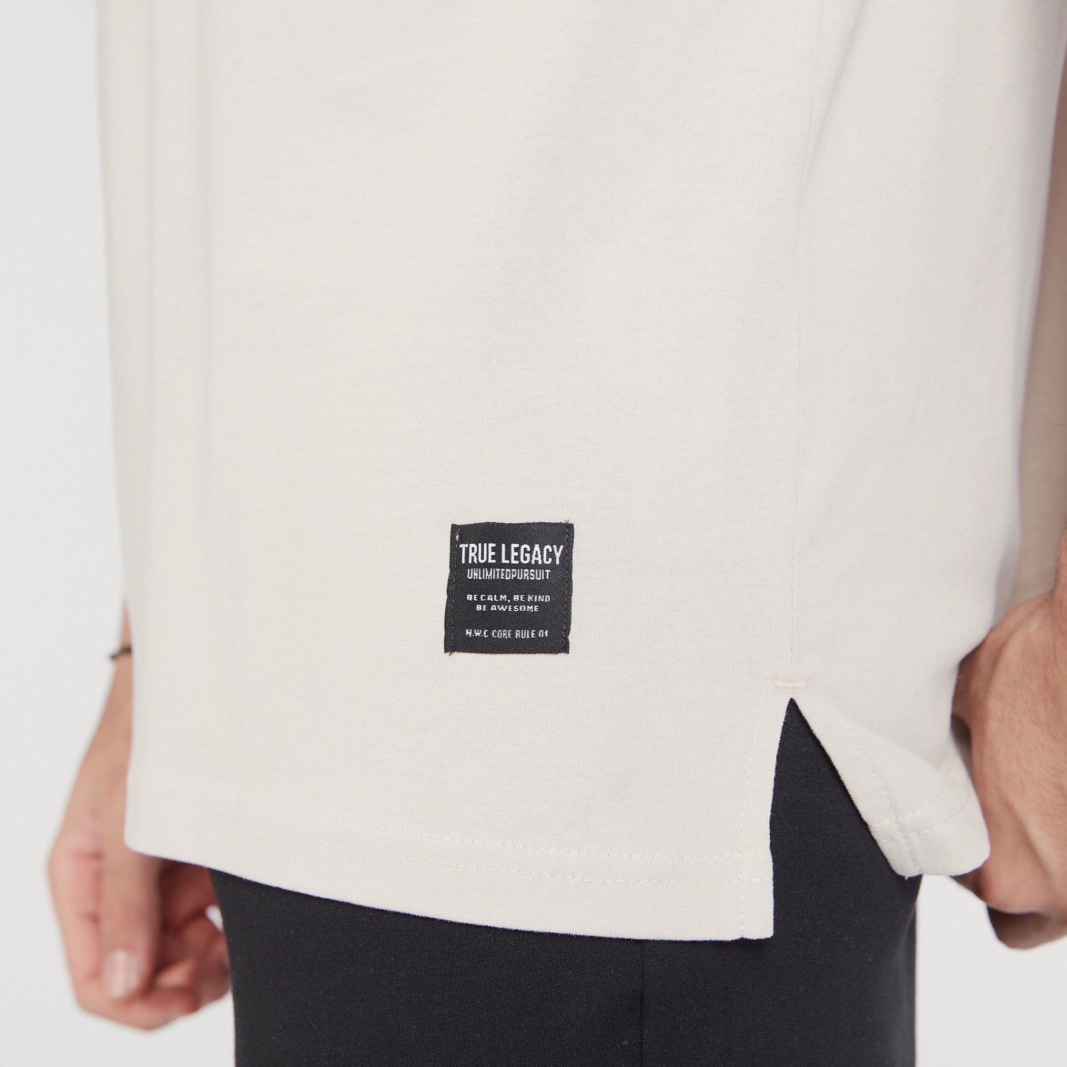 Printed Crew Neck T-shirt with Short Sleeves-men-clothing-tshirtsandpolos-tshirts-image-4