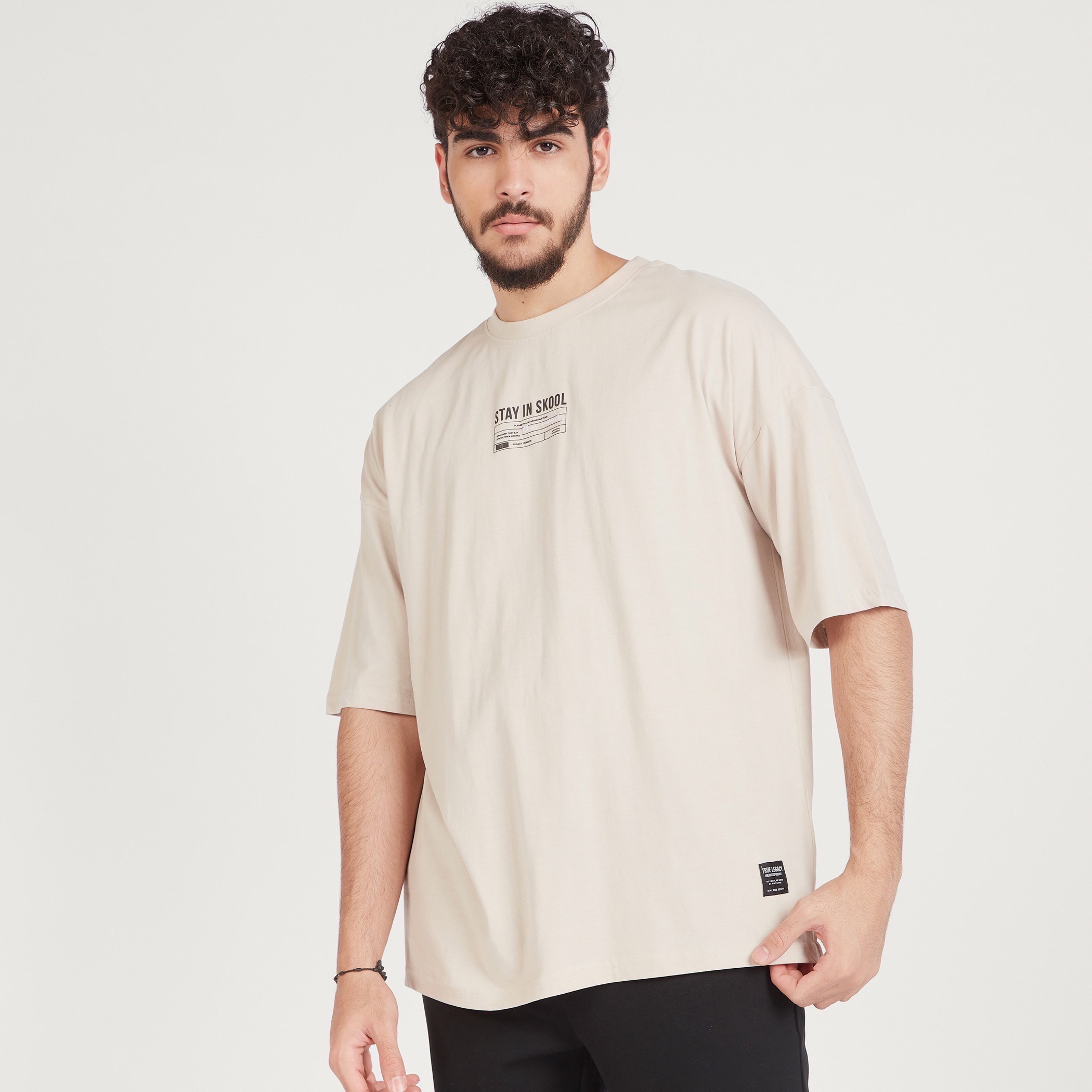 Printed Crew Neck T-shirt with Short Sleeves-men-clothing-tshirtsandpolos-tshirts-image-6