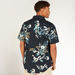 All-Over Floral Print Shirt with Short Sleeves-Shirts-thumbnailMobile-3