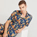 Floral Print Shirt with Short Sleeves and Button Closure-Shirts-thumbnailMobile-0