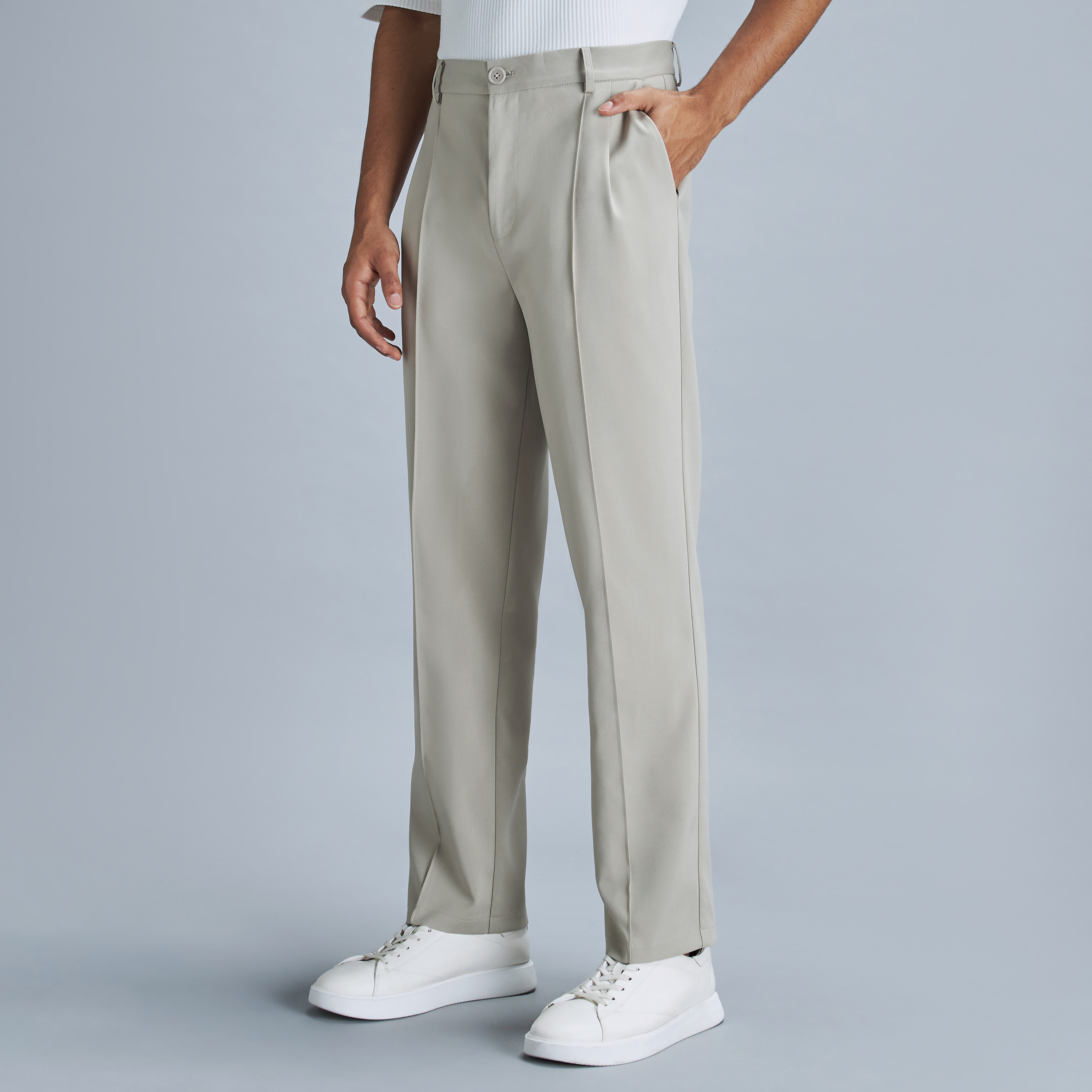 Buy Pants Brunello Cucinelli belted straight-leg trousers (MP580P8341) |  Luxury online store First Boutique