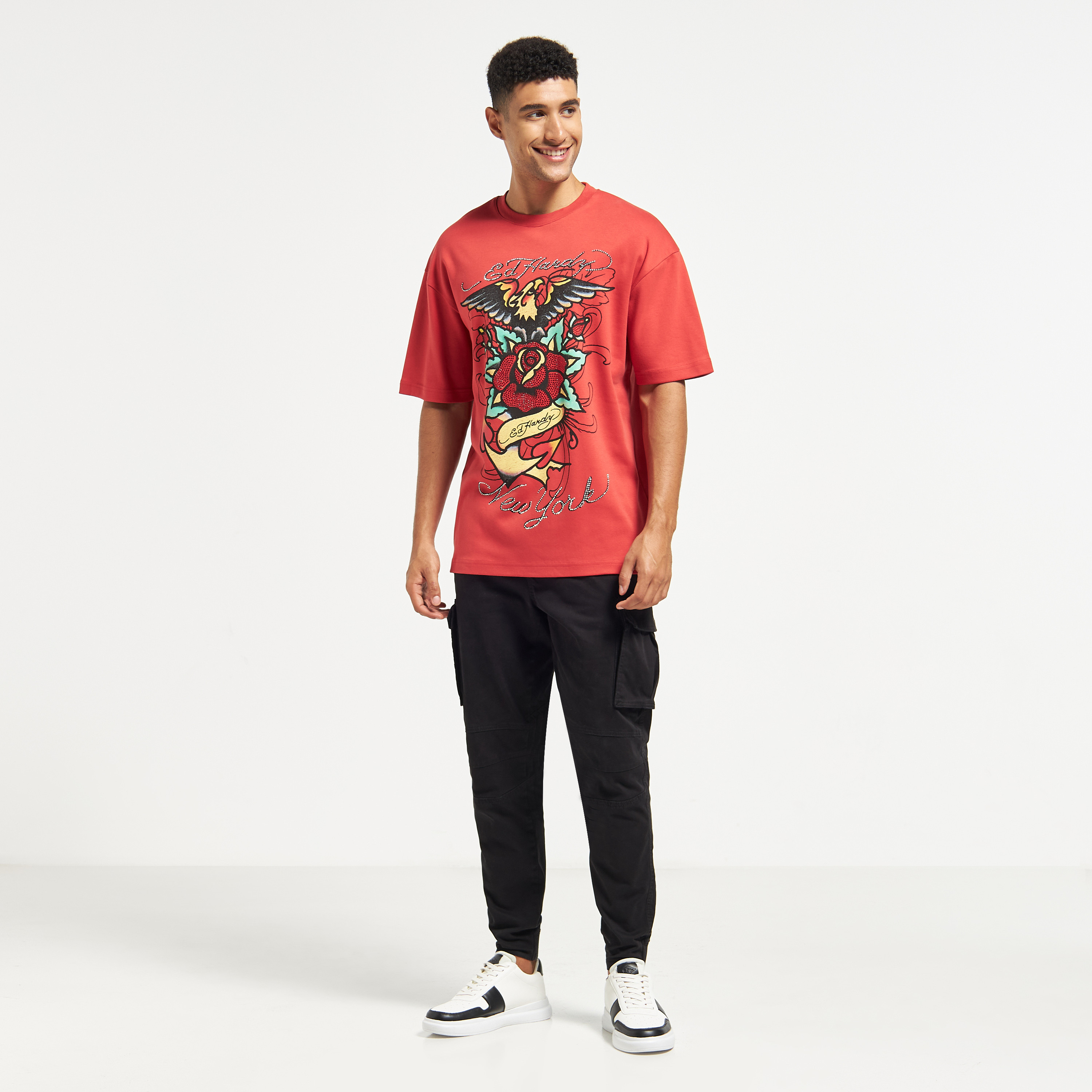 Ed hardy v 2024 neck t shirts