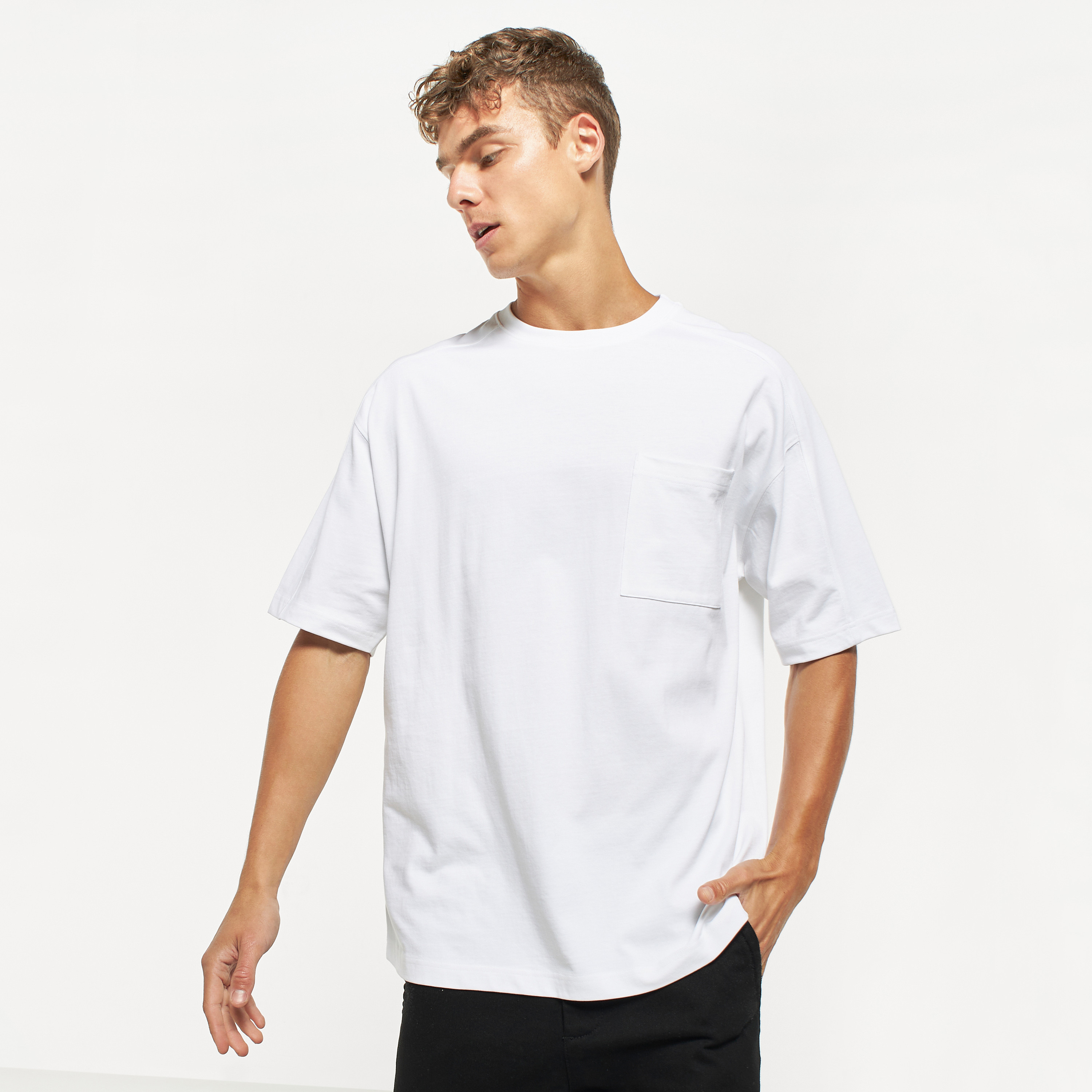 Oversized crew 2025 neck t shirt