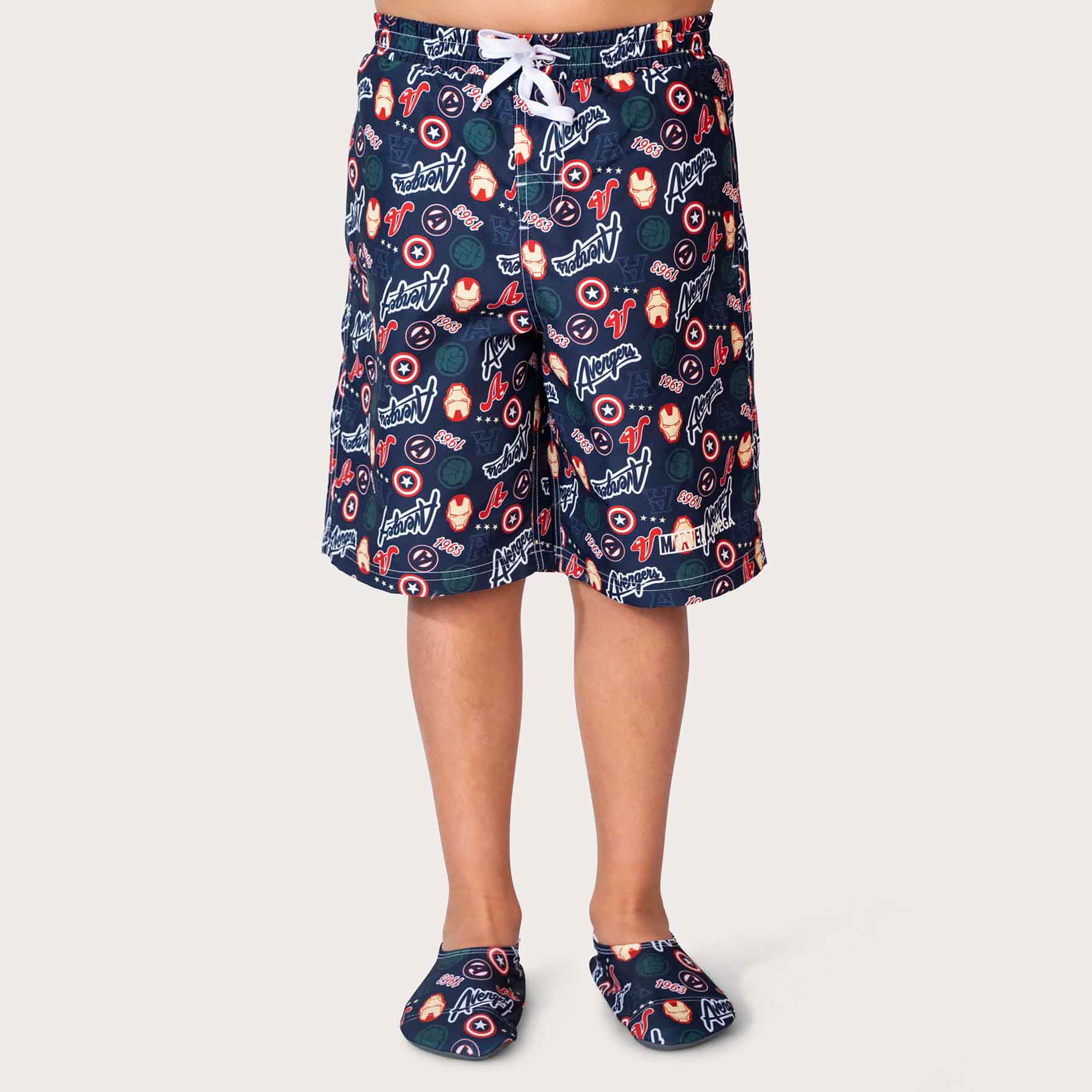 Coega Avengers Boys Youth Boardshorts, Navy-sports-boys-clothing-swimwear-image-1