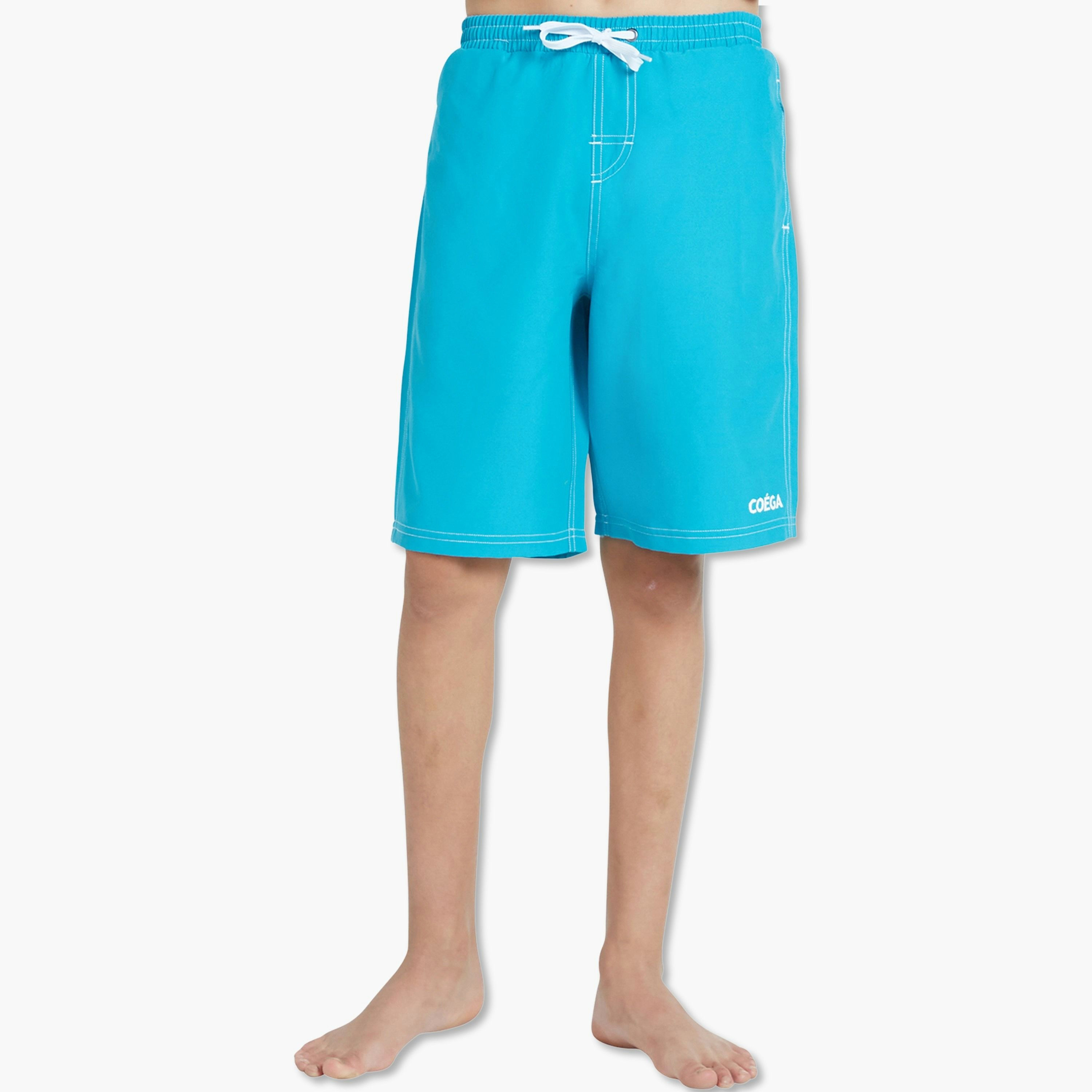 شورت كويغا بويز بورد شورت بخصر مطاطي – البحر الكاريبي الصلب-boys-clothing-sportswear-swimwear-image-1