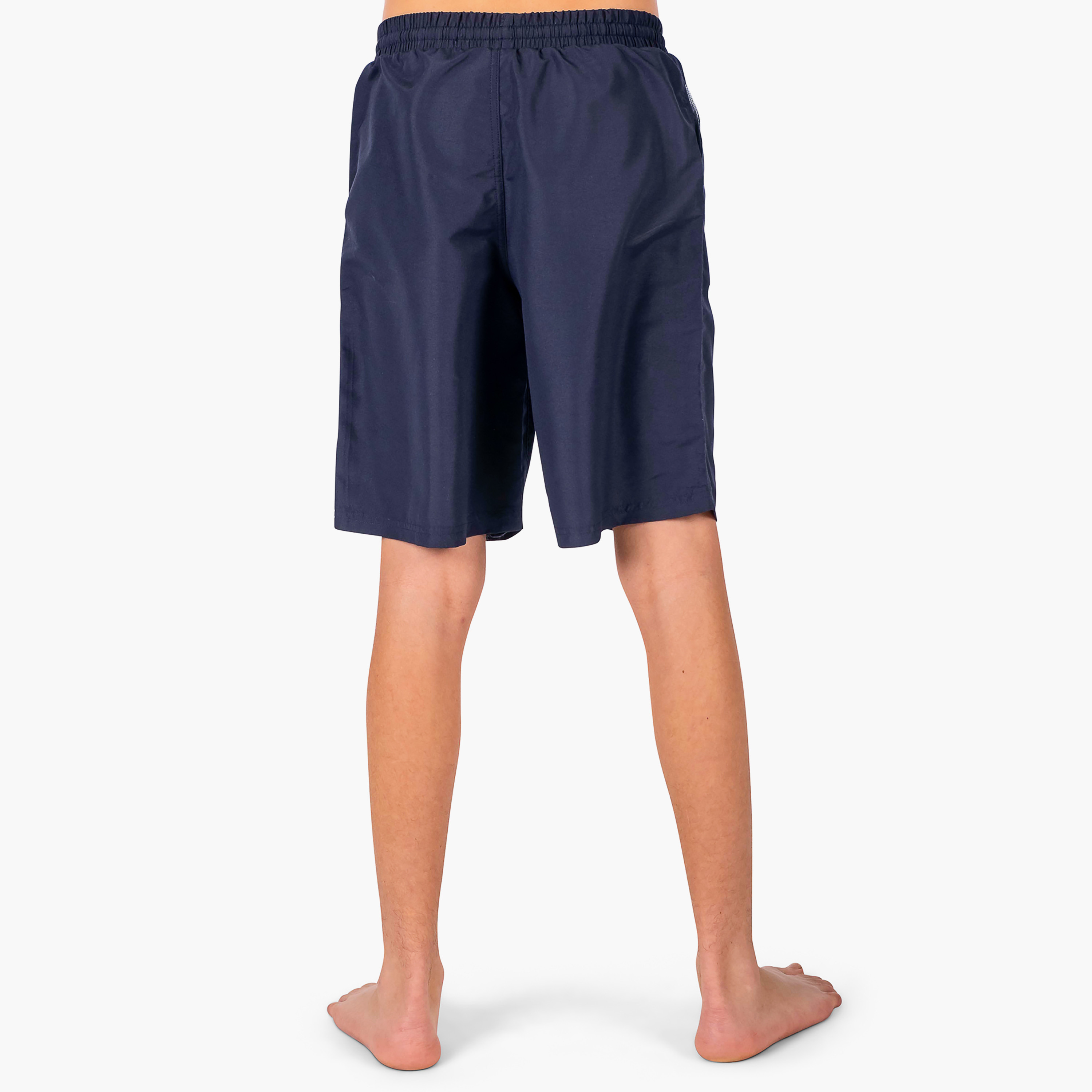  بوردشورت شبابي من كويغا للأولاد بلون أسود-sports-boys-clothing-swimwear-image-5
