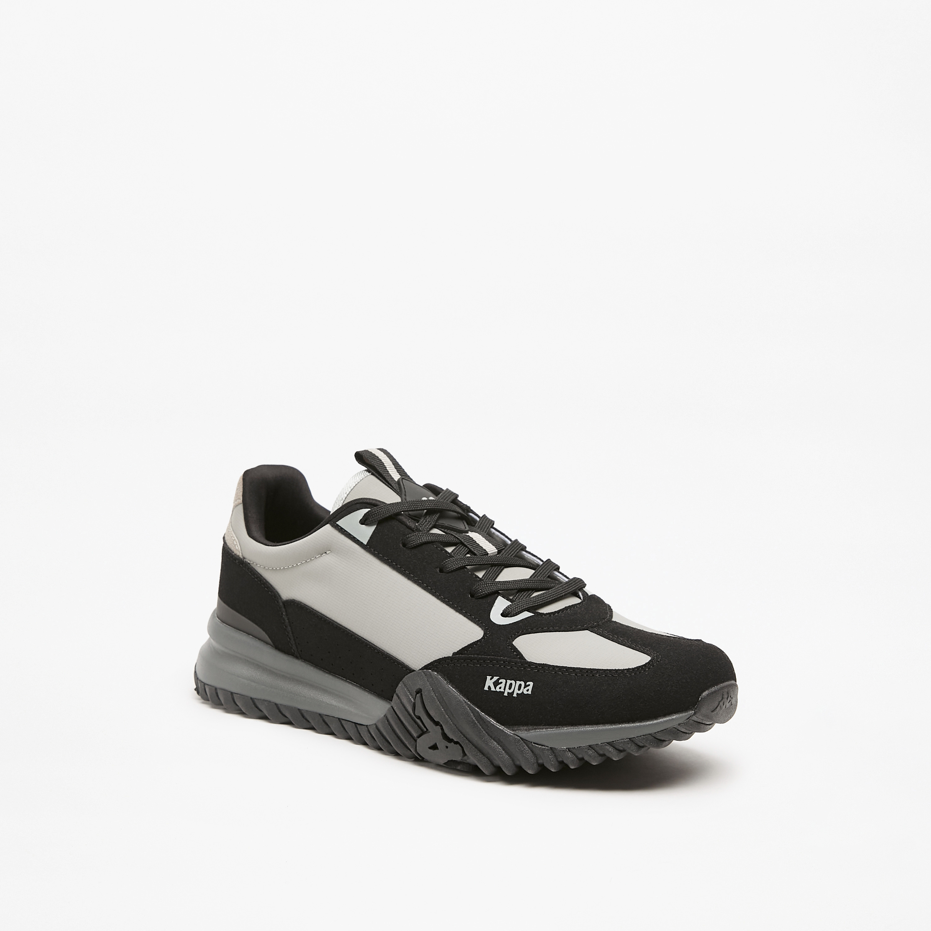 Kappa Men's Logo Embossed Sports Shoes with Lace-Up Closure-men-shoes-sneakers-image-1