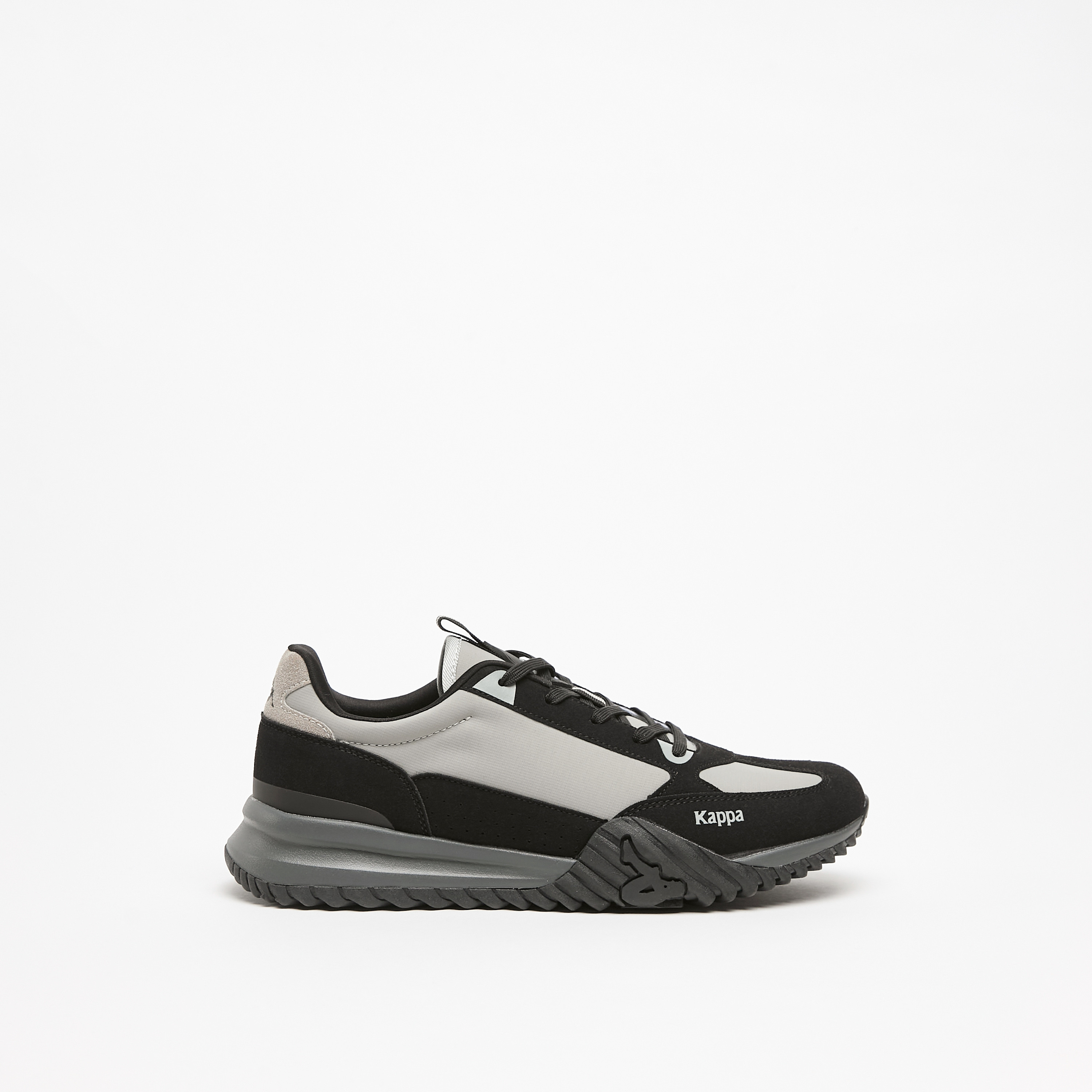 Kappa Men's Logo Embossed Sports Shoes with Lace-Up Closure-men-shoes-sneakers-image-3