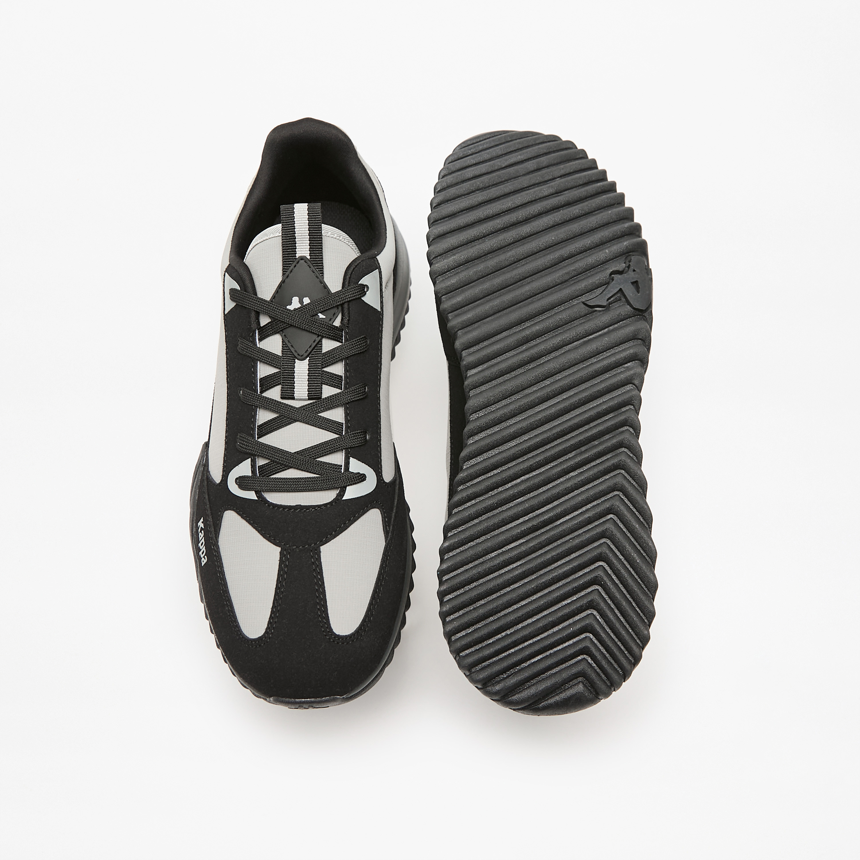 Kappa Men's Logo Embossed Sports Shoes with Lace-Up Closure-men-shoes-sneakers-image-4