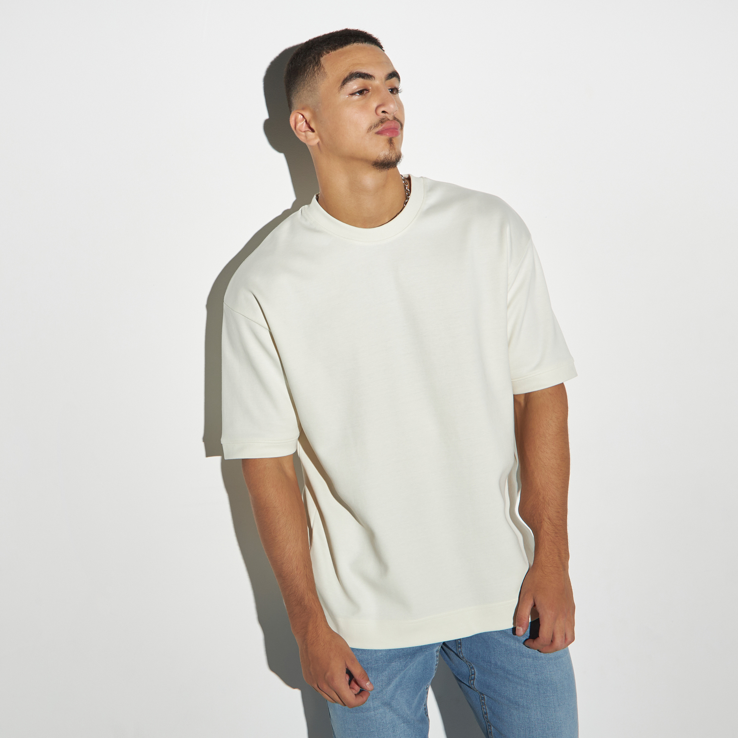 Buy Crew Neck T shirt with Short Sleeves Splash UAE