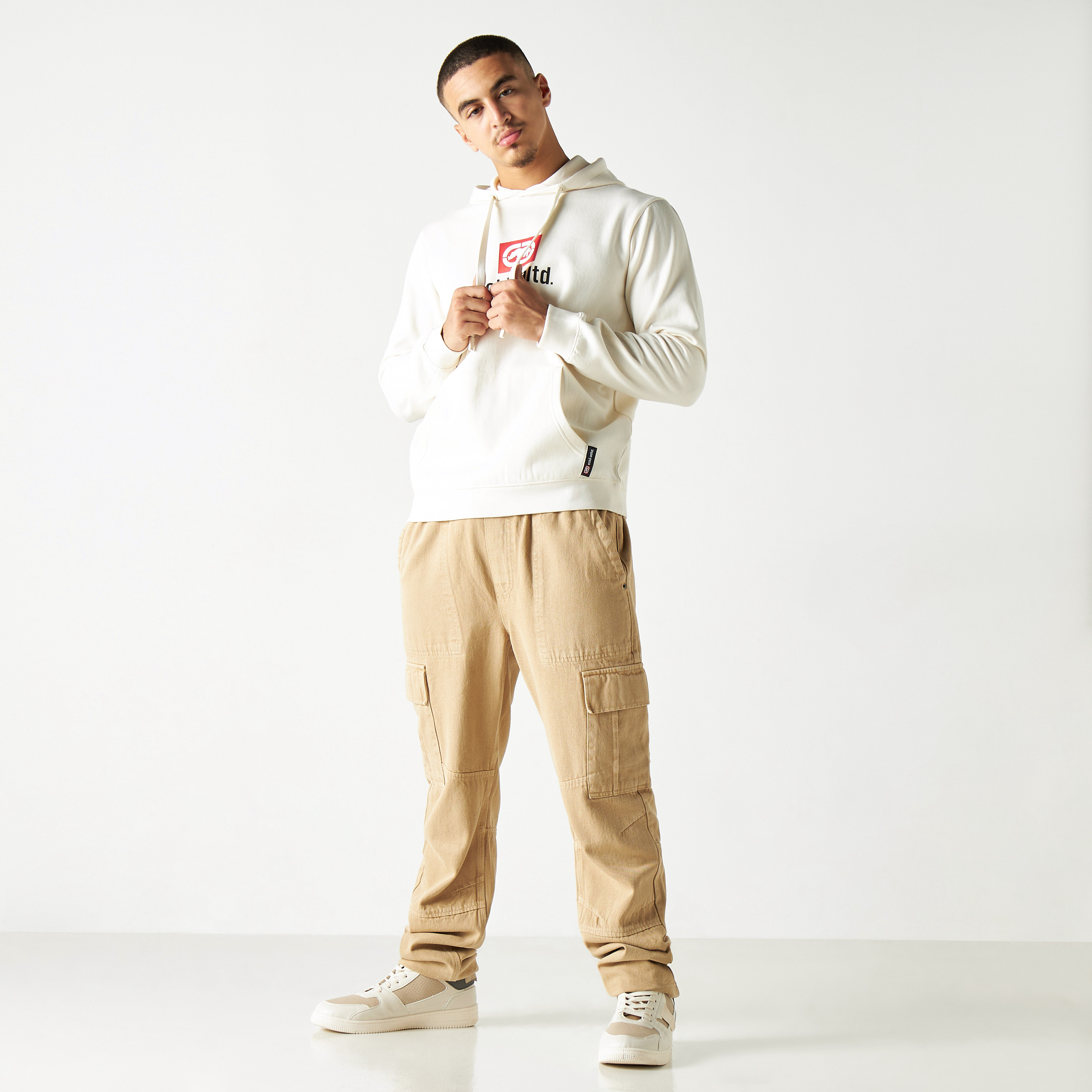 Ecko Printed Hoodie with Long Sleeves and Kangaroo Pocket-men-winterwear-hoodiesandsweatshirts-image-2