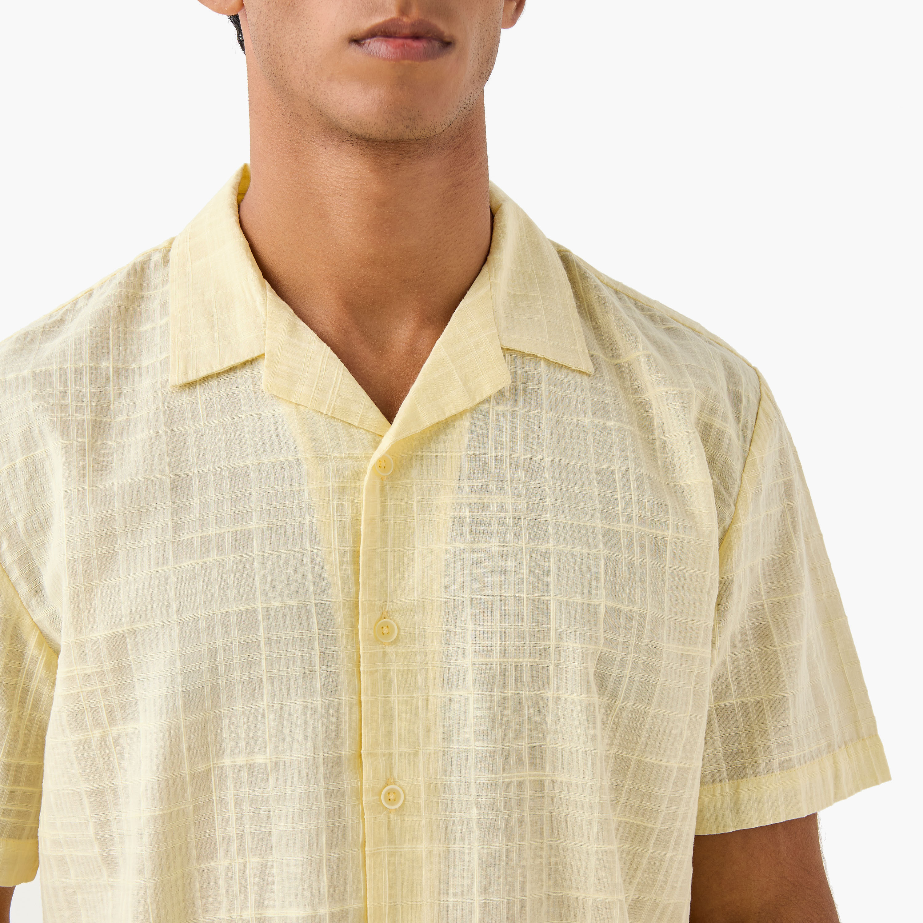 Textured Collared Shirt-men-clothing-shirts-image-4