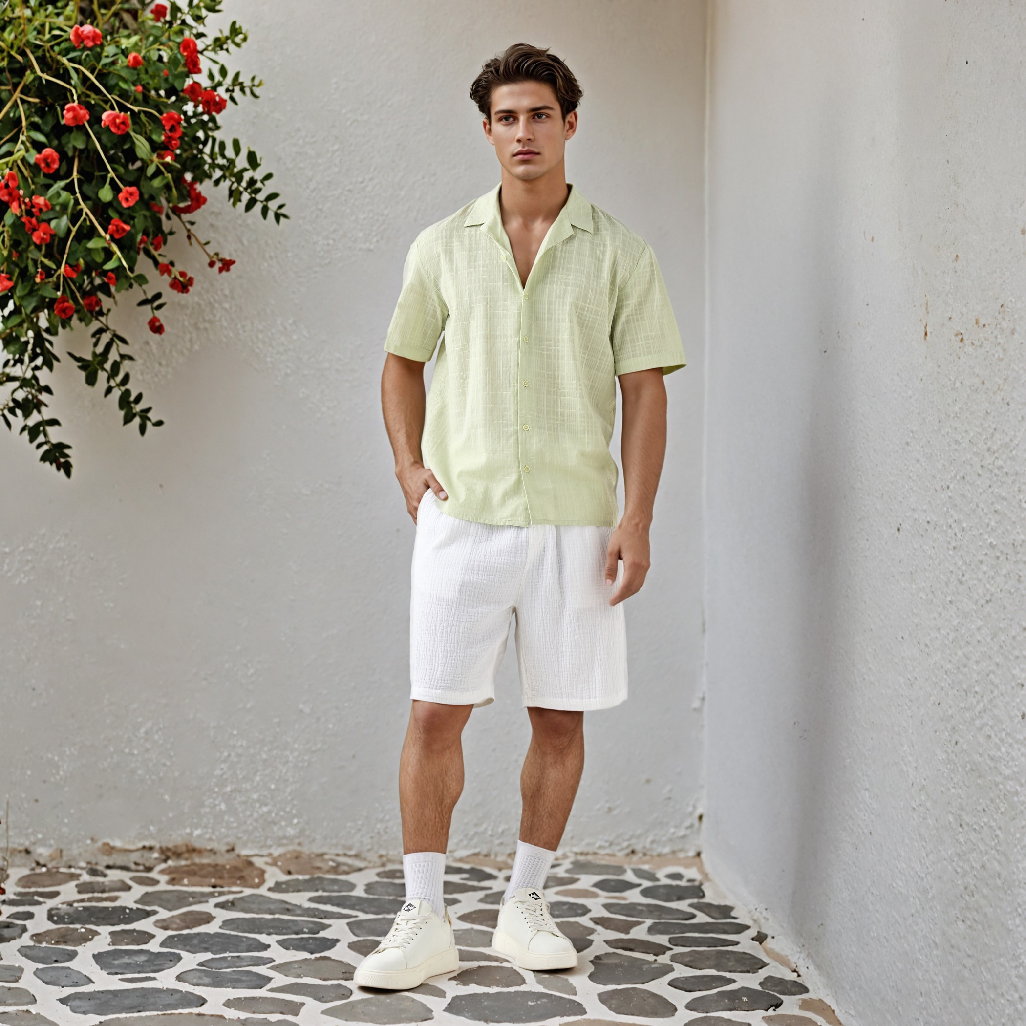 Textured Collared Shirt-men-clothing-shirts-image-2