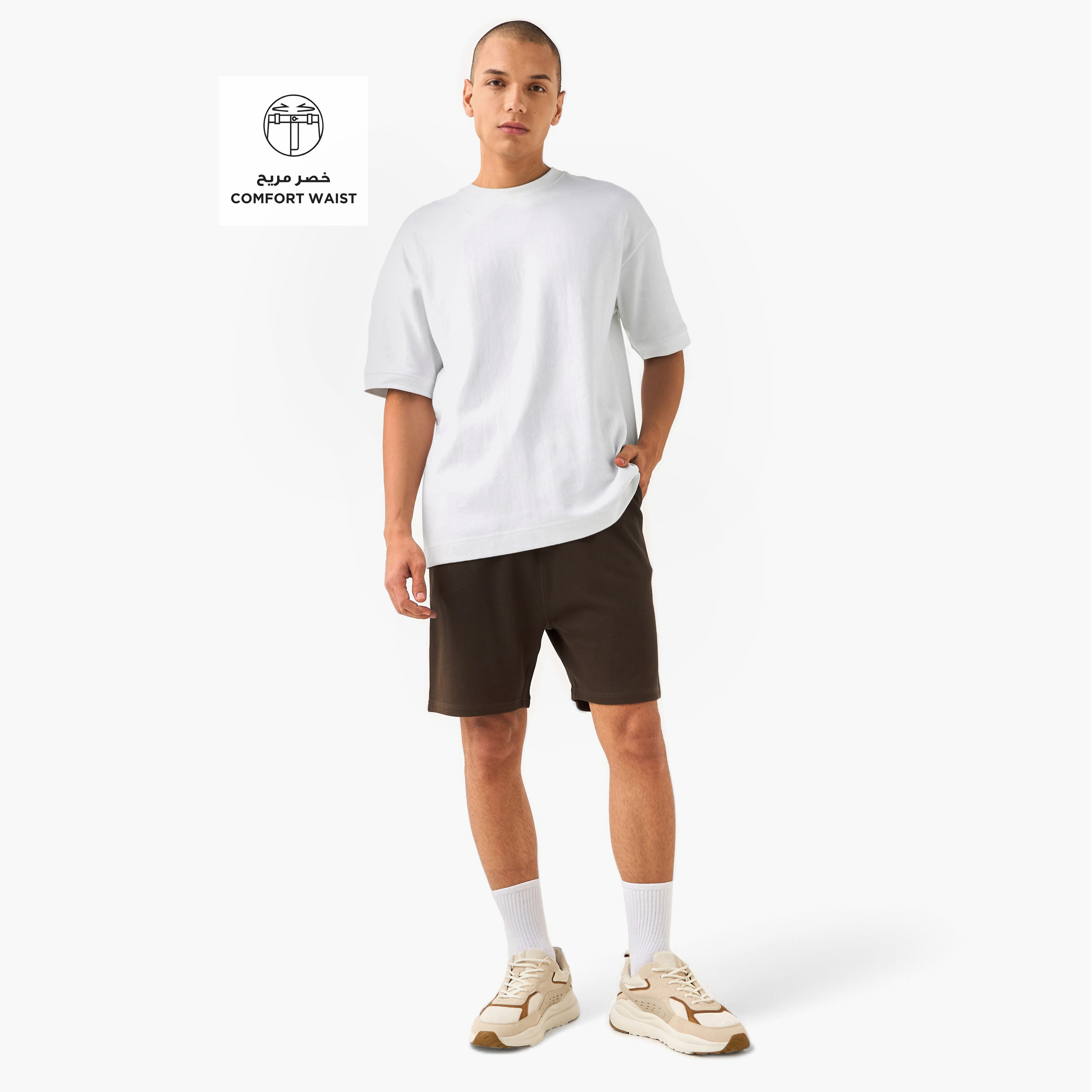 Flexi Waist Shorts with Pockets-men-clothing-bottoms-shorts-image-2
