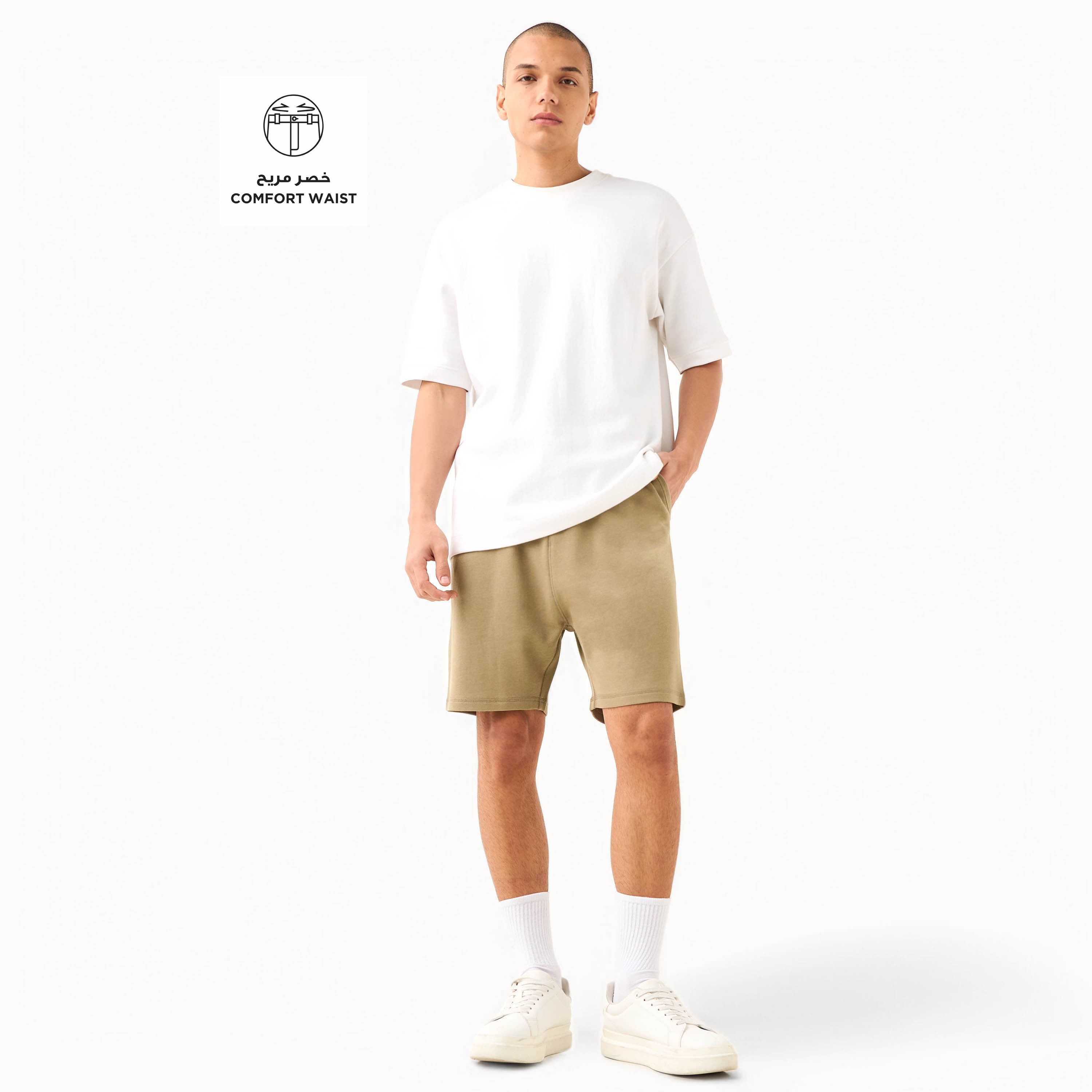 Flexi Waist Shorts with Pockets-men-clothing-bottoms-shorts-image-2