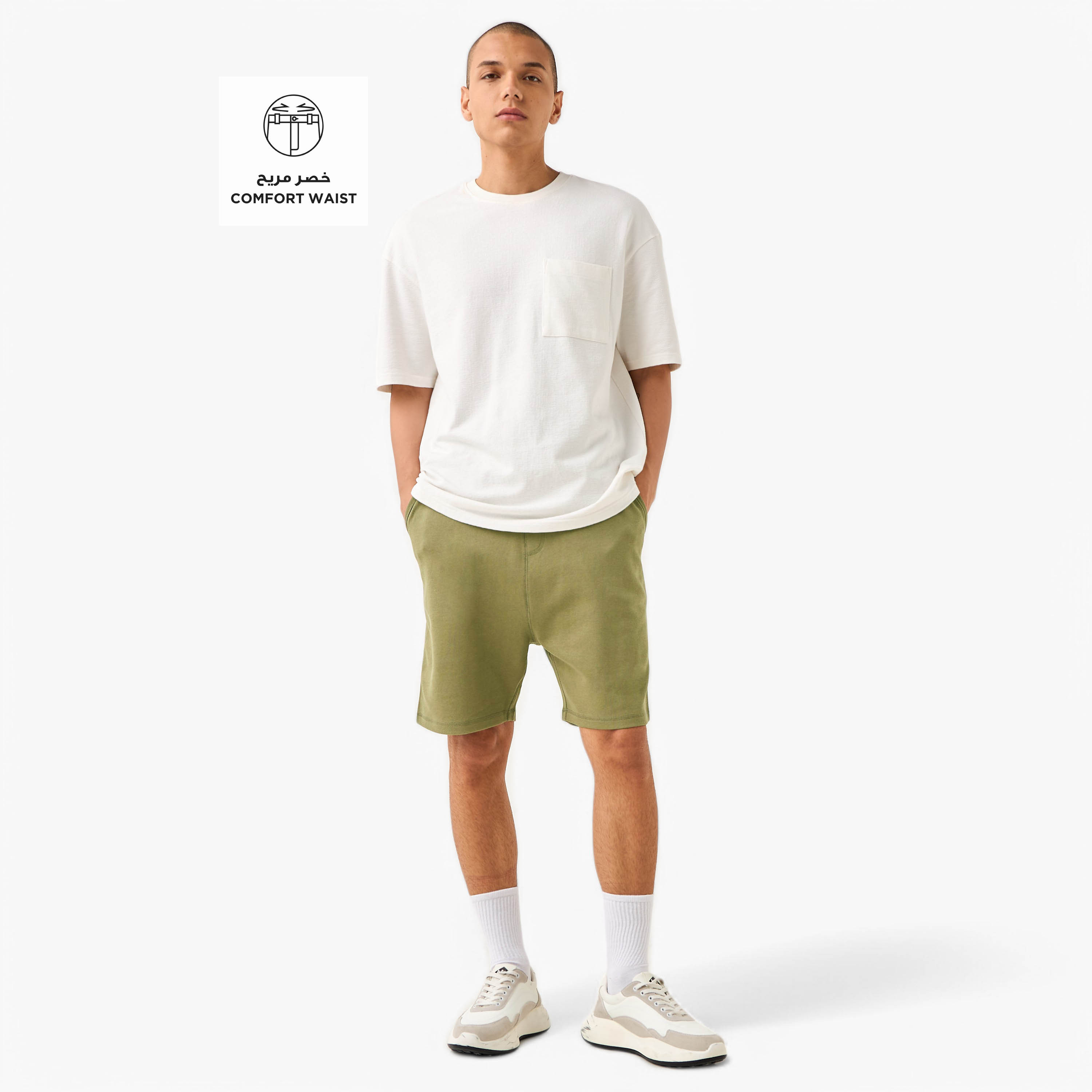 Flexi Waist Shorts with Pockets-men-clothing-bottoms-shorts-image-2