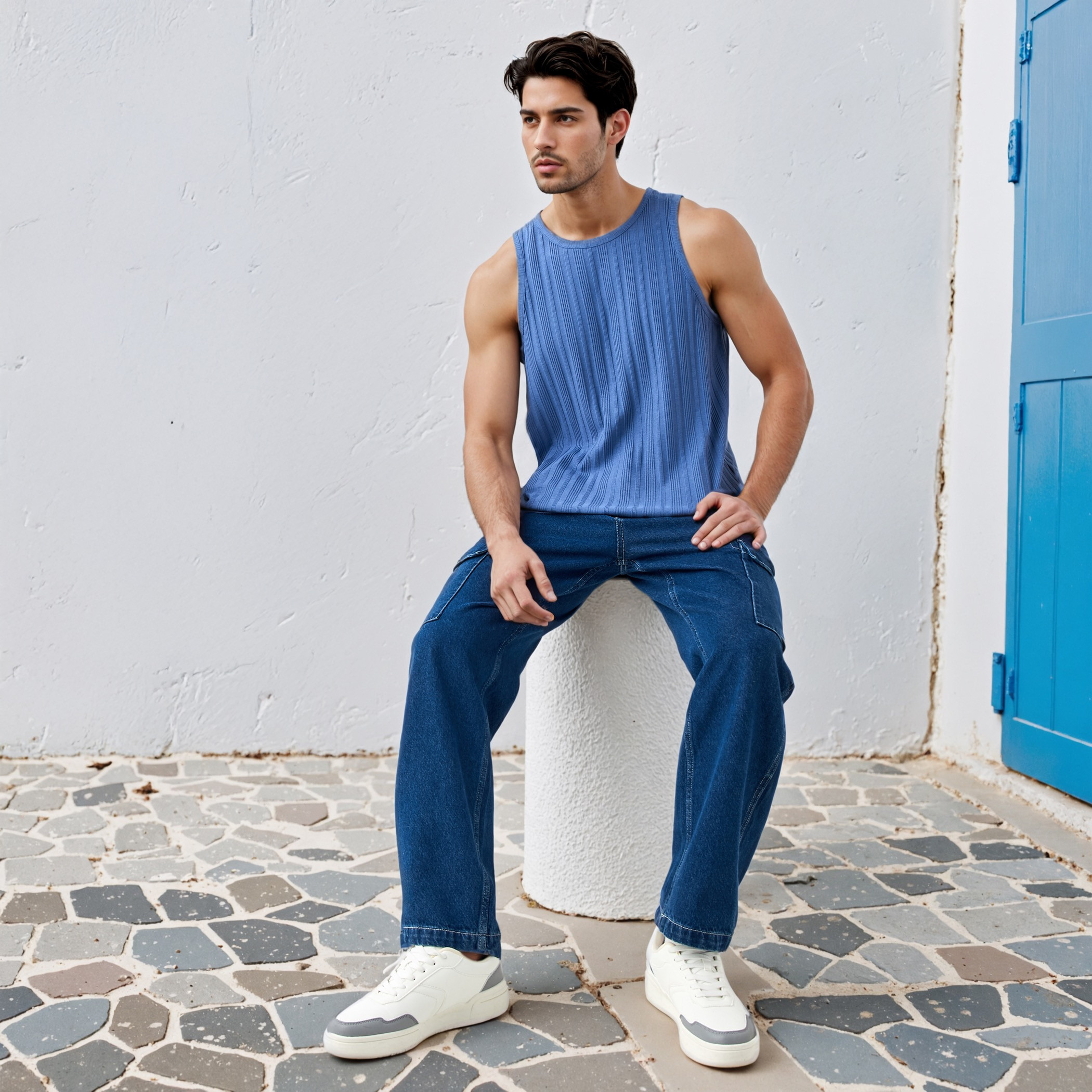 Textured Sleeveless Vest-men-clothing-tshirtsandpolos-vests-image-2