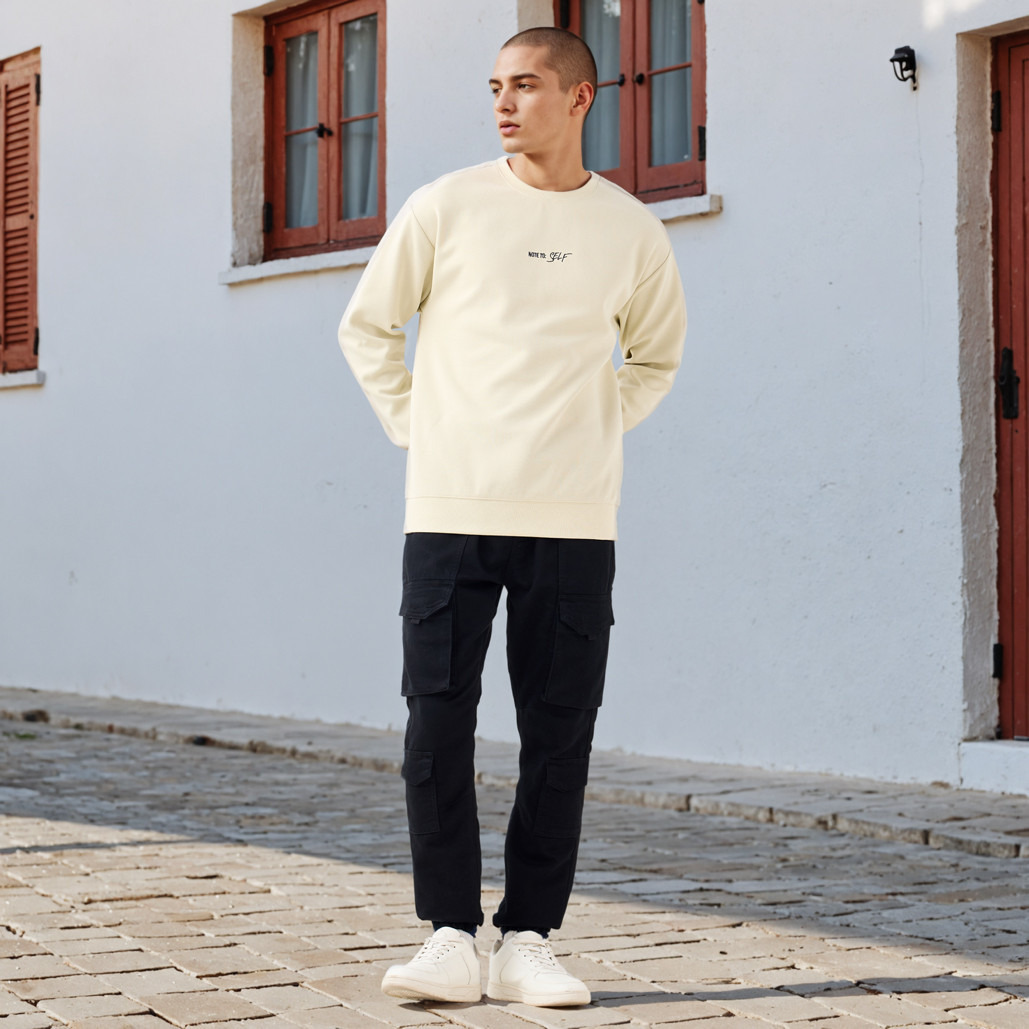 Regular Fit Cargo Flexi Waist Trousers-men-clothing-bottoms-joggers-image-2