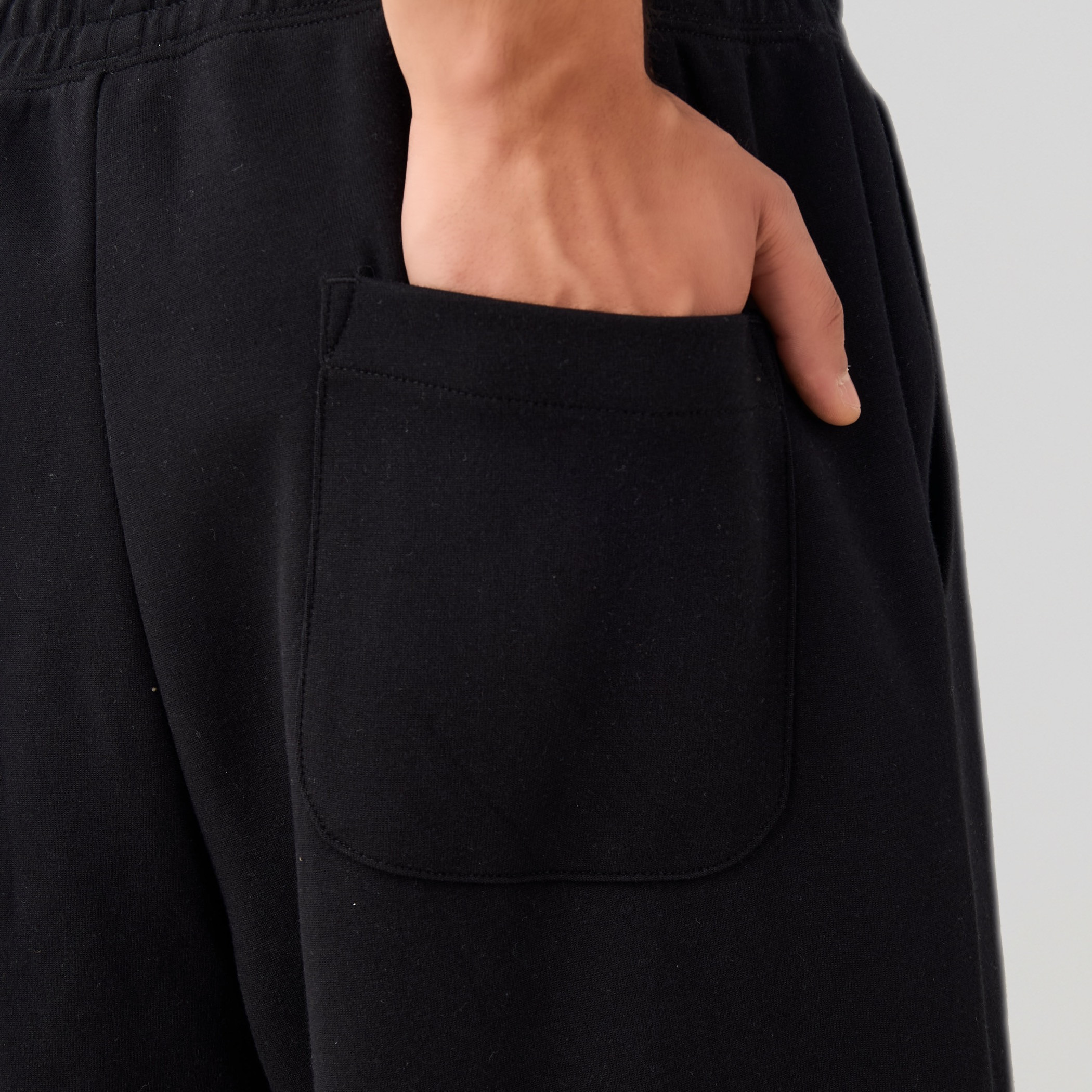 Bonded Knit Flexi Waist Joggers with Pockets-men-clothing-bottoms-joggers-image-5